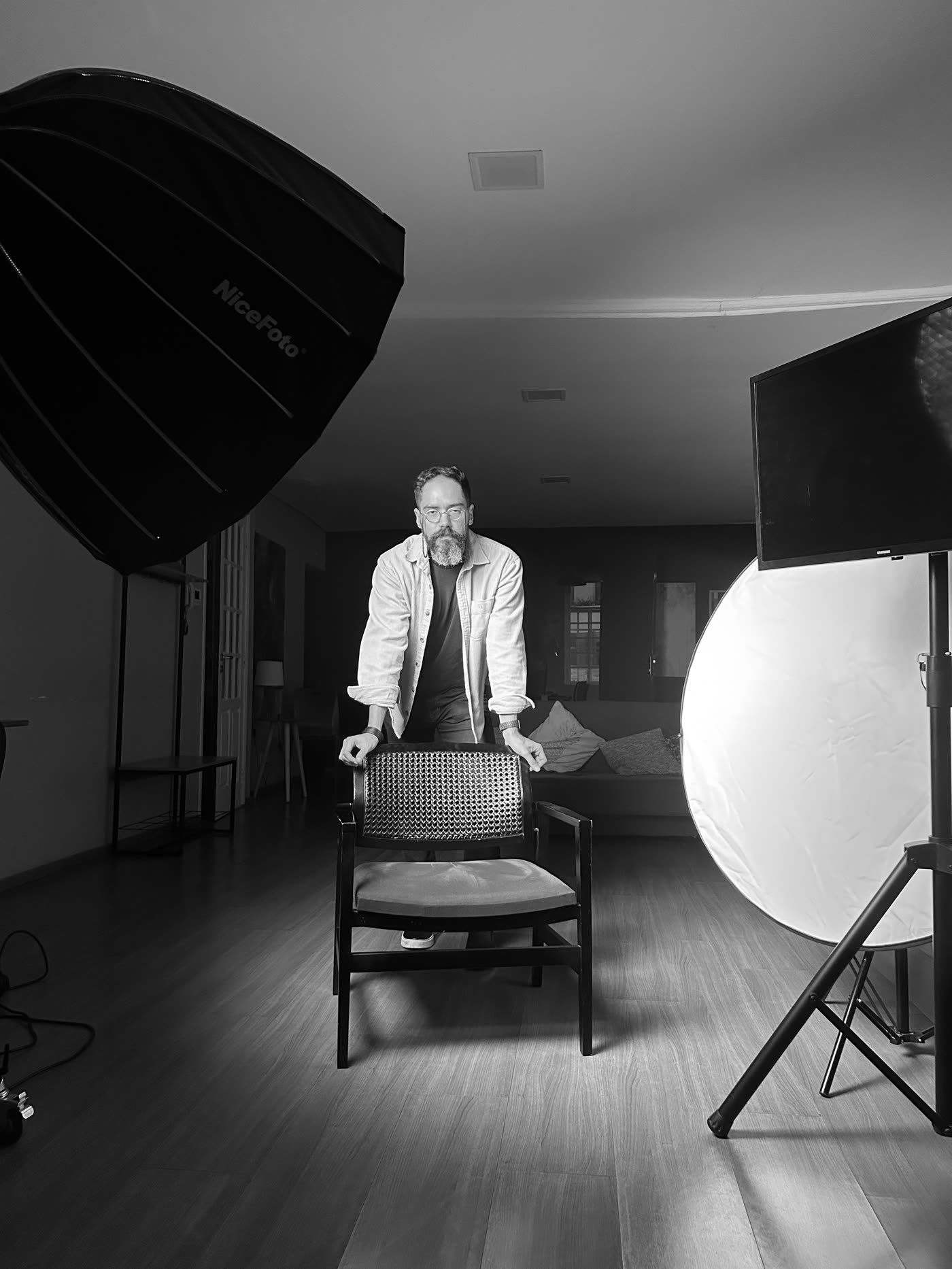 João Sales no set